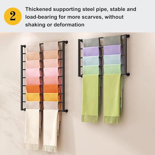 Support de rangement pour pantalons et cravates de format mural - 3