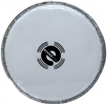 Accessoires batteries ETHNIK SOUND PEAU DE DARBOUKA 22cm - PLASTIQUE BLANC EGYPTE Peaux divers percussion