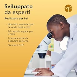Nutravita Integratore occhi con luteina, zeaxantina, estratto di mirtillo, vitamine A, B12 e zinco - per il mantenimento della normale capacità visiva - 90 capsule vegane - 3 mesi di scorta