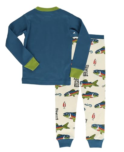 Lazy One Warm Long-Sleeve PJ Sets for Girls and Boys, Funny Animal Kids' Pajama Sets, Cozy, Comfy2
