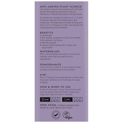 SERUMOLOGY HAND Hydrating Professional Hand Omega 3 Serum 30ml, 100% Plant Based Natural Serum, Clear, 30 ml (Pack of 1) - Image 3