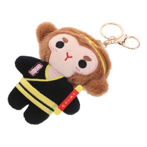 HEMOTON Muñeca Goku Negra Peluche Suave de Mono para Niña Juguete de Dibujos Animados para Decoración de Habitación Adorable y Falso