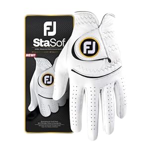FootJoy StaSof Golfhandschuh Weiß Cadet Medium/Large