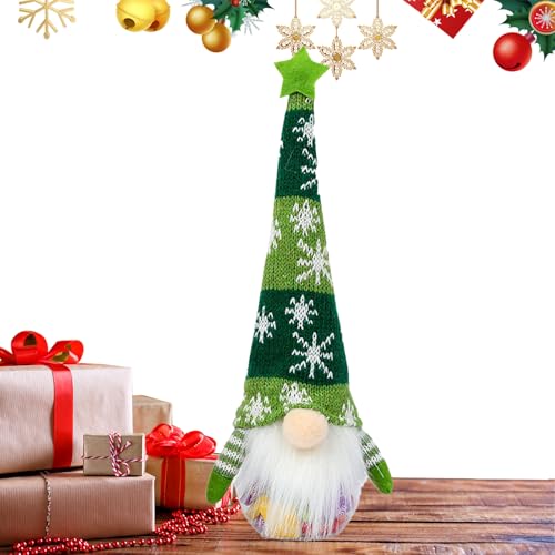 Tuyhnj クリスマスのお菓子ボックス,トムテのクッキーストレージボックス テーブル装飾 | 可愛い 家庭用 飾り 子供部屋 キッチン 居間 バー シェルフ