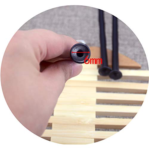 Wowlife Metal 3 Tier 13 Inch Cake Stand Handle Cake Plate Stand Centre Handle Fittings - Fruit Heavy Plate Handle Fittings Round Hardware Rod (Black) #TOP4