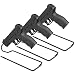 Boomstick Gun Accessories Stand Style Vinyl Coated Metal Handgun Pistol Rack (Pack of 3)