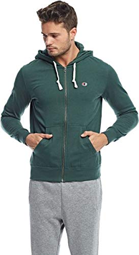Champion Hooded Full Zip Sweatshirt-C-Logo Felpa