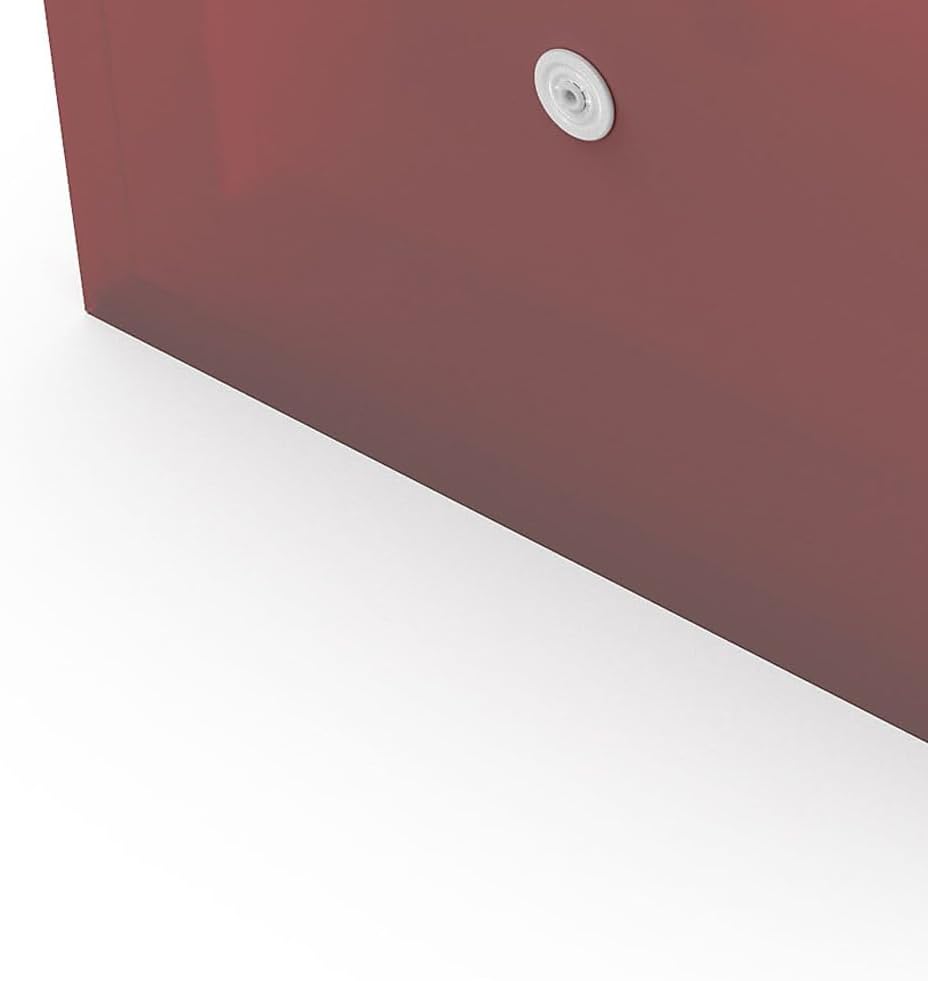 TRU RED Expanding Wallets, Legal Size, Button & String Closure, Durable Poly Construction – Assorted Colors, 15/Carton