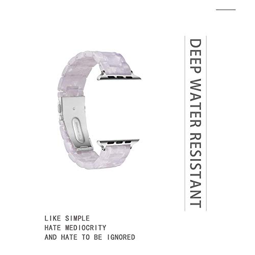 Image of Light House Apple Watch Bands-Fashion Lightweight Resin iWatch Bands for Women Men 38mm /40mm /41mm /42mm(Series 11 10), 49mm /46mm /45mm /44mm /42mm(S 3 2 1), Compatible with Apple Watch Series 11 SE 10 9 8 7 6 5 4 3 Ultra