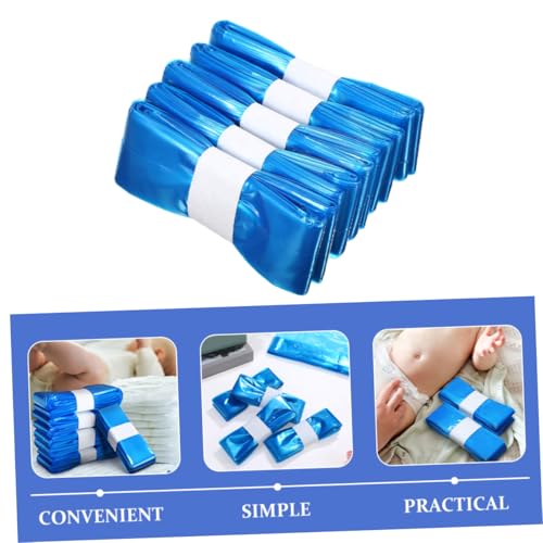 SOLUSTRE 10 bolsas de recambio para bote de pañales con cordón miniatura 7