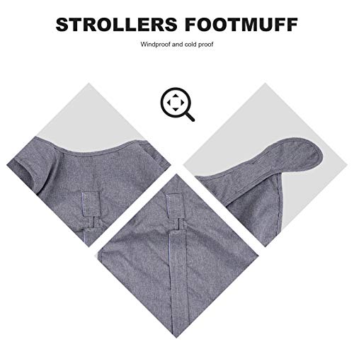 TOYANDONA Protetor de pé para carrinho de bebê impermeável para carrinho de bebê, saco de dormir aqu
