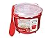Price comparison product image Sistema 1110 Microwave Cookware Rice Steamer, 87.2 Ounce/2.6L, Red