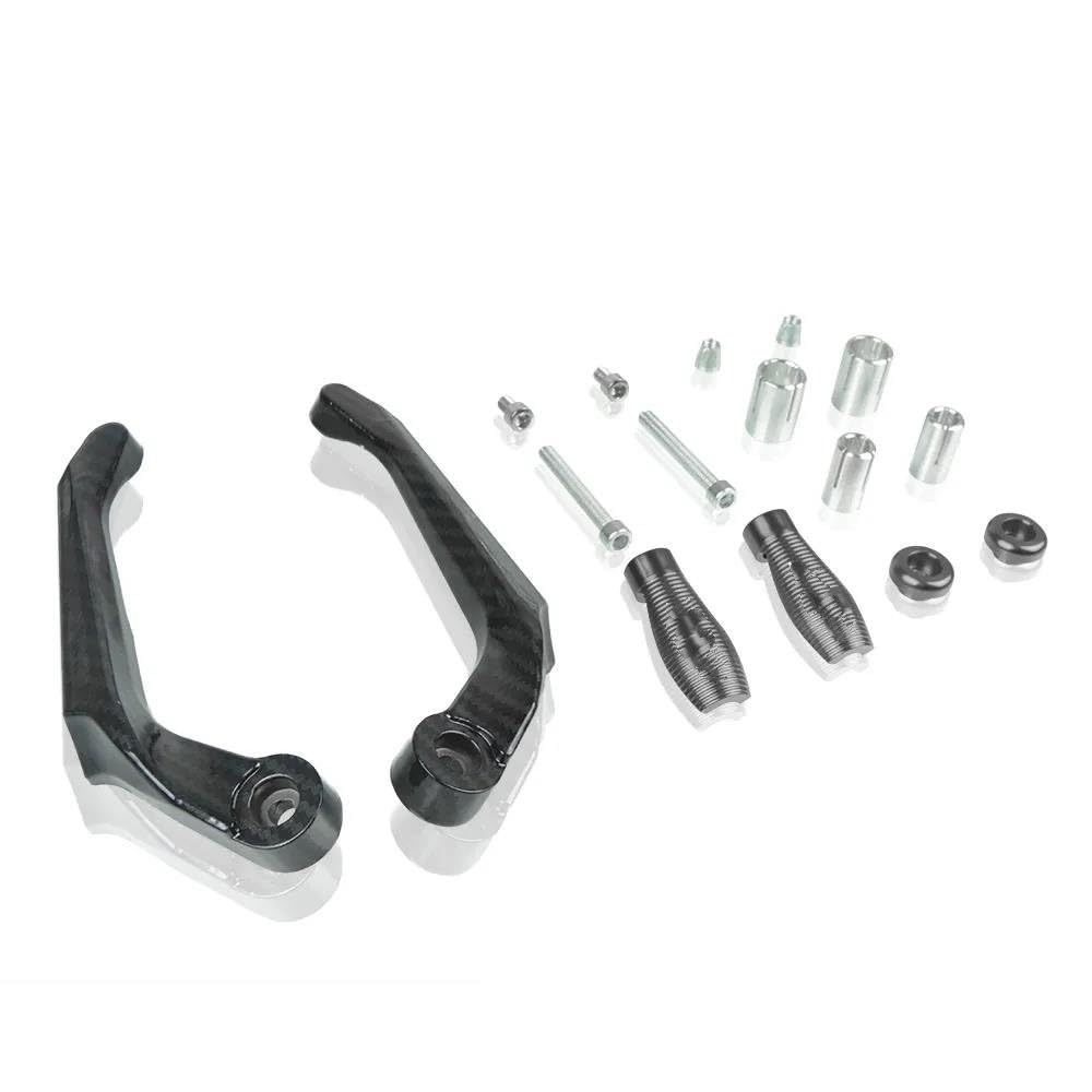 Motorrad Lenkergriffe Schutz | Für Yamaha YZF R1 R3 R6 | Windschutz Handprotektoren Schwarz