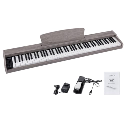 Amazon | Carina 電子ピアノ 88鍵盤 キーボード 木製デザイン MIDI対応