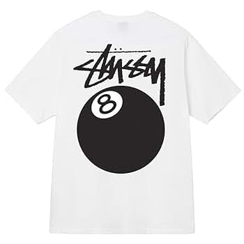 ★関税込★STUSSY★8 BALL PIGMENT DYED TEE ステューシー★ Stussy 8 Ball Pigment Dyed Tee Black Men's - SS24 - US