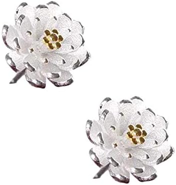 Amazon 花 ピアス フラワー レディースピアス 可愛い 綺麗 キュート ハス 蓮 梅 桜 プレゼント シルバー 銀 ピアス 通販