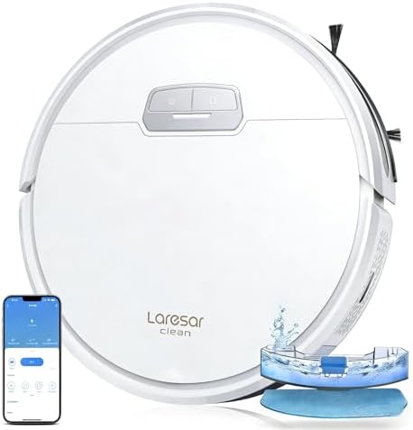 Laresar Clean Evol 3 Aspirateur Robot 4500Pa, Robot Aspirateur La...