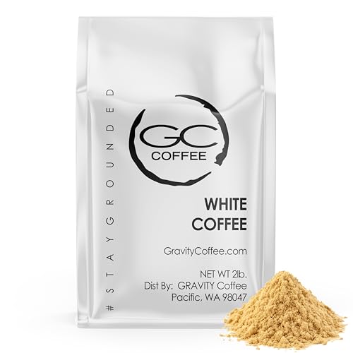 Gravity Coffee Co. Signature White Coffee 2lb Bag | Ground Light Coffee Roast | Gentle and Bold Flavors of Nutty and Earthy Tasting Notes (Ground)