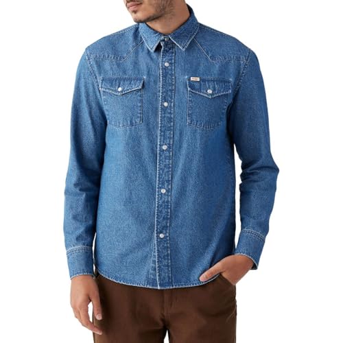 Vintage Wash Pearl Snap Reagan by Seager Co.