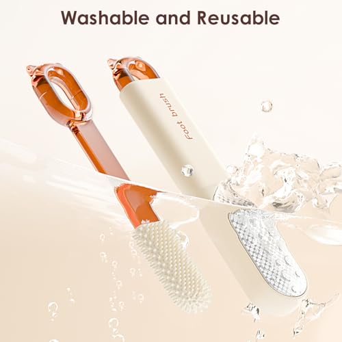 Foot Callus Remover, Foot File Callus Remover for Feet, Double Sided Foot Scrubber with Soft Silicone Brush, Pedicure Tools for Feet Care Dead Skin Calluses — view 6