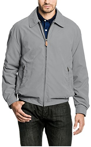 London Fog Mens Big and Tall Auburn Golf Jacket, Steeple Grey, 2X