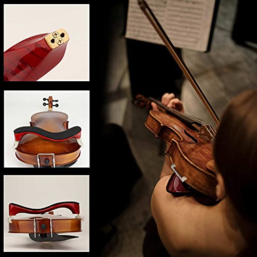 image for LMS Violin Shoulder Rest for 3/4 Size 4/4 Size, Adjustable Shoulder Re