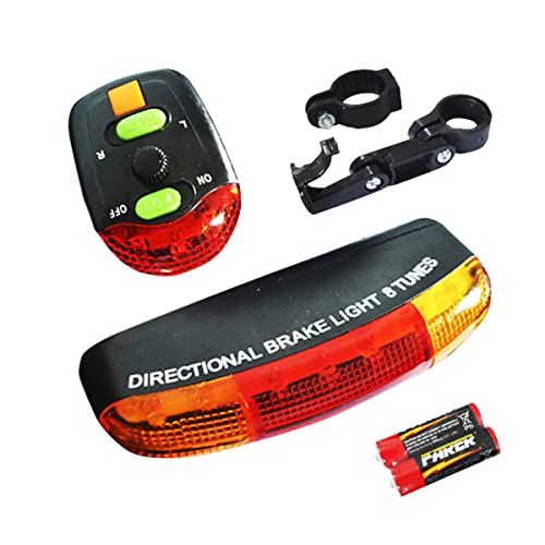 Kit Lanterna Farol De Bike C/Buzina Seta Luz De Freio Pisca