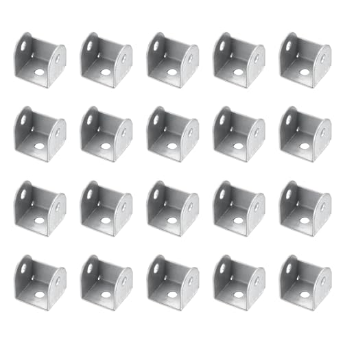 Support en U en métal argenté Premium pour panneaux et garde-corps 24mm - 2