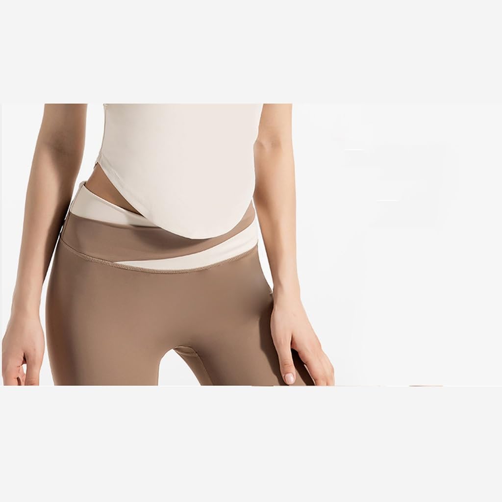 AFPSDLFJDLS Yoga Suit Short Sleeved T-Shirt Set with Abdominal Tightening and Hip Lifting Fitness Pants(2XL)