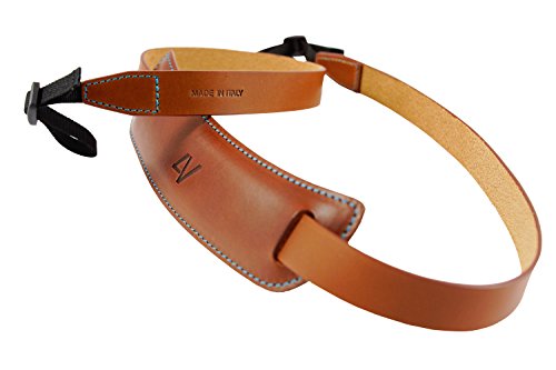 4v design classic large handmade leather camera strap w/universal…