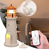 Proiettore di luce notturna a forma di luna, lampada notturna a LED ricaricabile con telecomando, proiettore regalo per bambini, decorazione per camera da letto, cameretta dei bambini