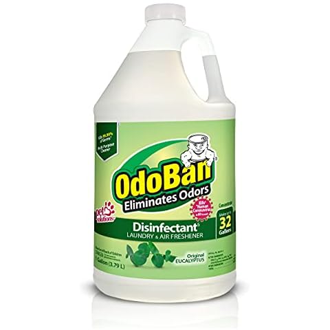 OdoBan Disinfectant Concentrate and Odor Eliminator, 1 Gallon, Original Eucalyptus Scent Cover
