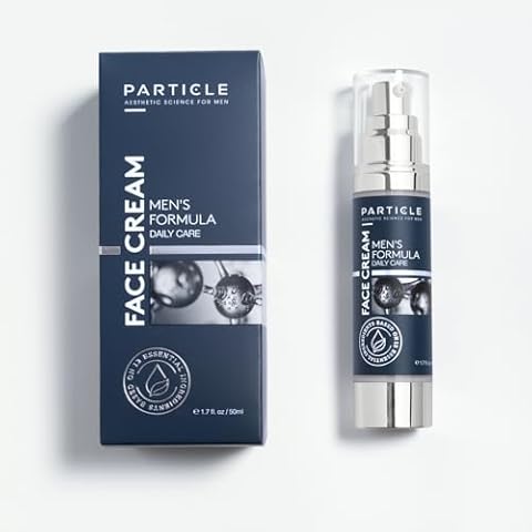 Particle 6-in-1 Face Cream for Men Anti-Aging Moisturizer, Reduces Wrinkles, Dark Spots & Eye Bags, Pack of 1 (1.7 oz. Cover