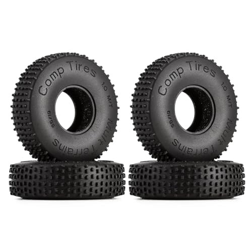 Pneus Axial SCX24 AX24 Comp Pins Eviter le Patinage Crawler 1.0