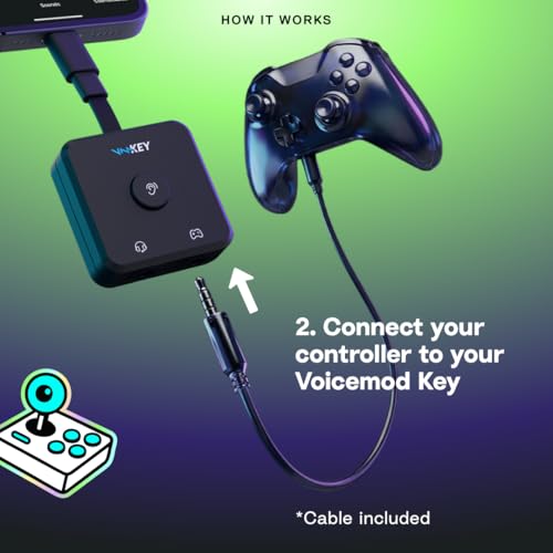 Key - VMKey Real-Time AI Voice Changer and Soundboard for Gaming Consoles (Compatible with PS5, PS4, Xbox, SWITCH2) - Image 6