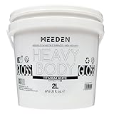 MEEDEN Pintura Acrílica Blanca de Titanio: 2L / 67.64oz / 0.53 gal Brillo Corporal Pesado - 0.528 Galones de Pintura Blanca Gruesa a Granel para Pintura de Artesanías de Lienzo
