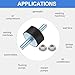 uxcell M10 x 25mm Rubber Mounts, 20 x 40mm Cylindrical Anti Vibration Isolator Studs Shock Absorber Double Studs with Nuts for Car Bobbin Generator Air Compressors