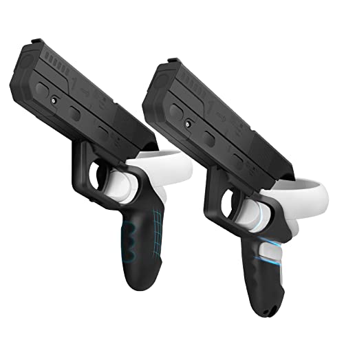 Top oculus quest 2 gun controller with recoil for 2022 Reviews Blue