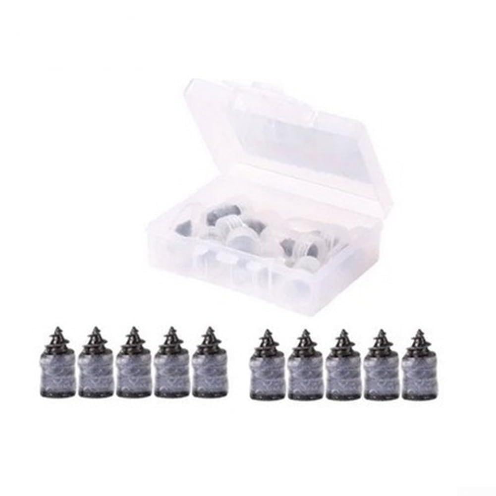 Kit de réparation de pneus en caoutchouc pour voitures, motos, vélos, scooters, camions et véhicules agricoles de moins de 5 mm de crevaison (10 L)