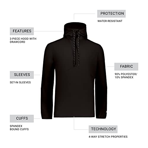 Russell Athletic Men's Legend Hooded Pullover Jacket4