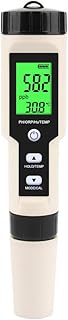 Meichoon 4-in-1 pH/ORP/H2/TEMP Meter Hydrogen Ion Concentration Tester, Digital Water Quality Tester with ATC, for Swimming Pools, Lab, Drinking Water, Aquariums DH11