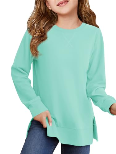 Sweat surdimensionné col rond pour fille de 5 à 14 ans