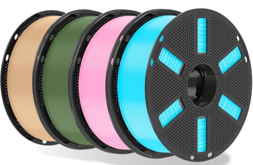 JAYO PLA 3D Printing Filament 1.75 mm Bundle, 4.4KG Multicolor