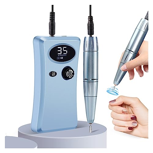 Nail-Grinding-Machine-35000-RPM-Nail-Drill-Manicure-Electric-Nails-Drill-Machine-with-LED-Rechargeable-Salon-Gel-Nail-Polish-Sander-Professional-Tool-for-DIY-Home-or-Salon-Mani-Pedis