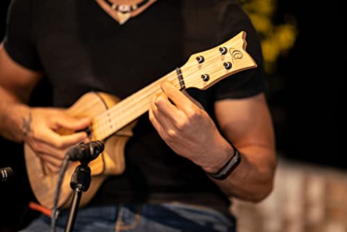 Ukulélé Soprano électro-acoustique Ortega Guitars – Série Bamboo – avec housse Deluxe – bambou (RUNAB-SO) - Les Beatles, Paul McCartney, John Lennon, RIngo Starr, George Harrison Ukulélé Soprano électro-acoustique Ortega Guitars - Série Bamboo - avec housse Deluxe - bambou (RUNAB-SO) – Image 5