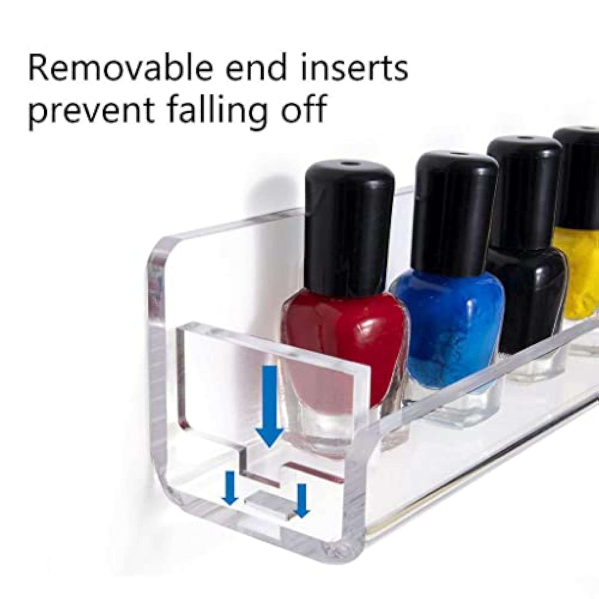 Nail Polish Storage Organizer Wall Rack Display Stand