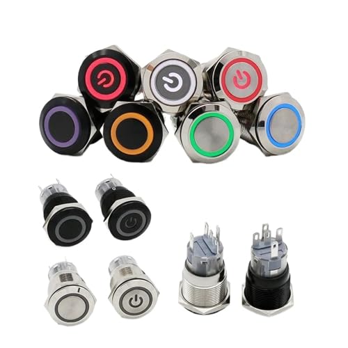 Bouton poussoir 19mm étanche pour remplacer un interrupteur usé