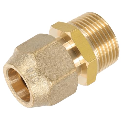 Raccord tuyau laiton 5/8SAE 3/4NPT adaptateur connecteur tube gaz climatiseur