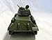Classic Toy Soldiers WWII Russian T-34 Tank in 1/38 Scale