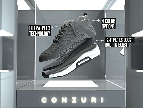 Conzuri Official V2 Cloud Runners Shoes for Men-Height Increasing Shoes Elevate Your Height by 2.4 Inches, Lightweight, Non-Slip Casual and Fashion Sneakers2